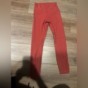 Lululemon Athletica Red Leggings